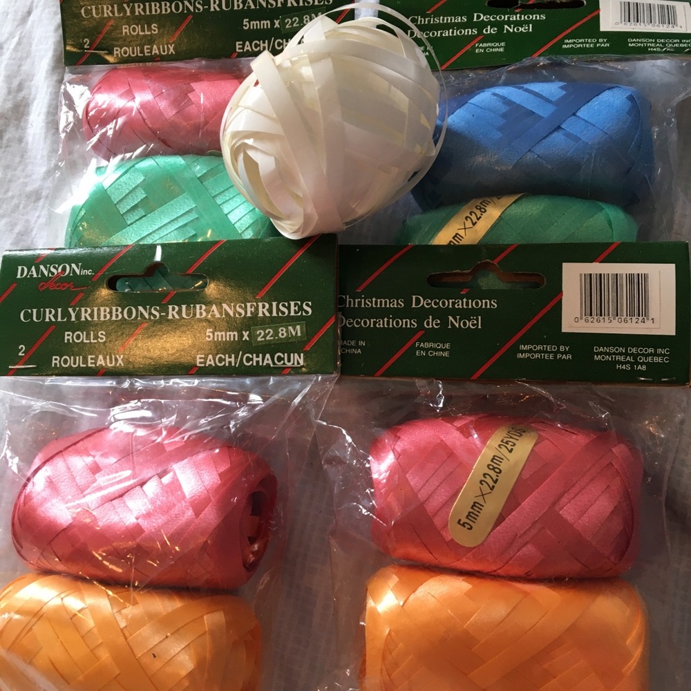 Colorful Curly Ribbons Set